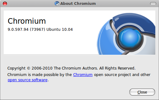 Chromium about