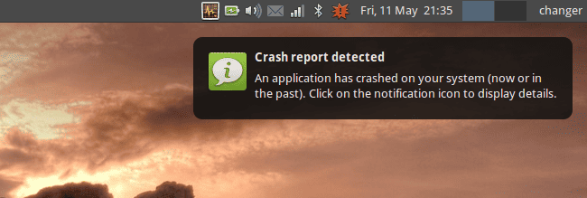 Application crash 1