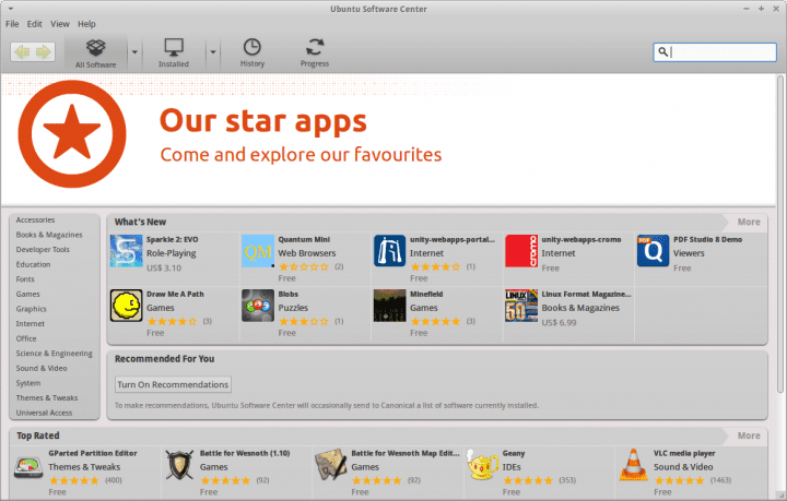 Ubuntu Software Center