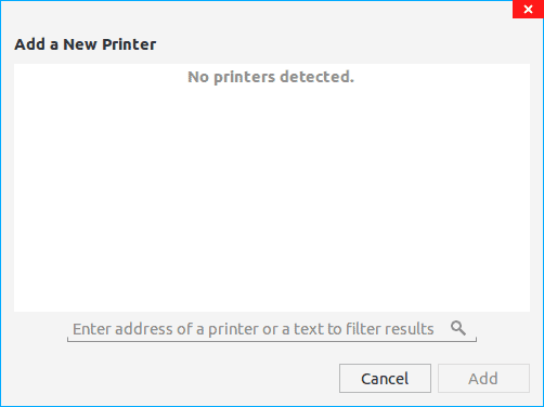 Printing does not work
